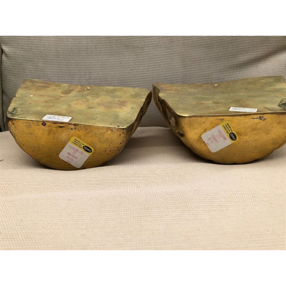 Vintage Wall Pocket Pair Raymor Bucket Shape Tradition by Raymor India Metalware - Picture 8 of 10